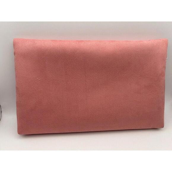 DIOR Beauty Pink Cosmetic Makeup Bag Pouch Suede 100% New - Picture 3 of 4